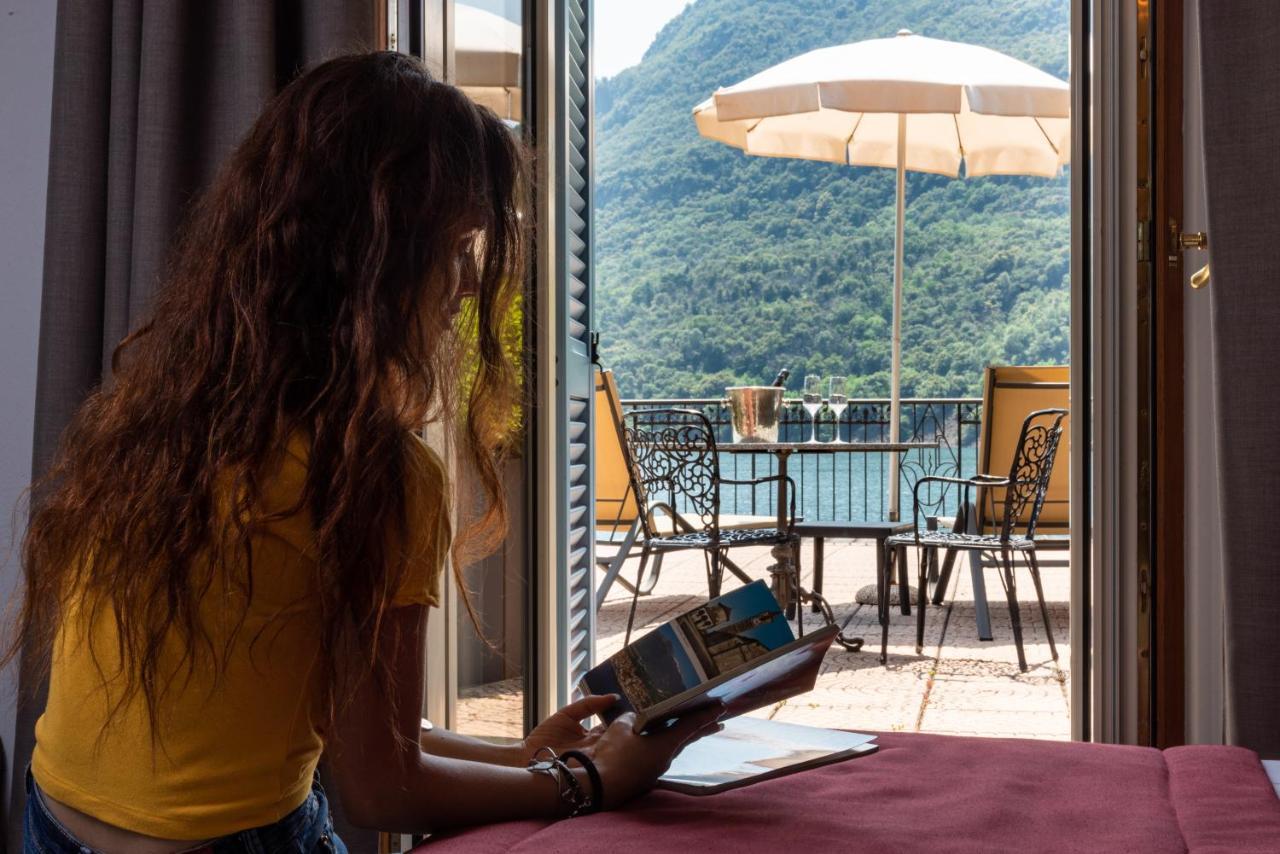 Hotel Ristorante La Quartina Mergozzo Exteriör bild