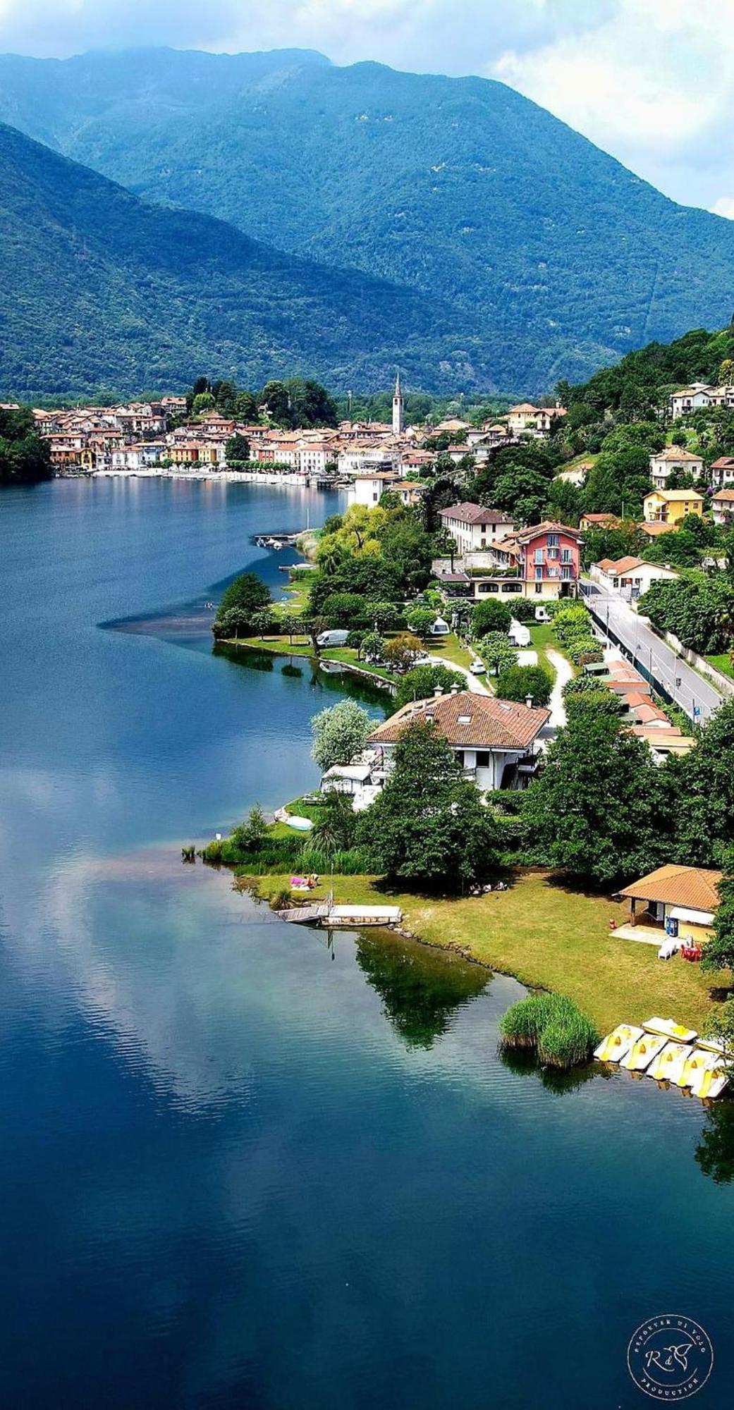 Hotel Ristorante La Quartina Mergozzo Exteriör bild